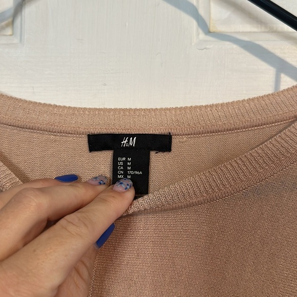 H&M Tan Tunic Size medium women’s - Picture 4 of 4